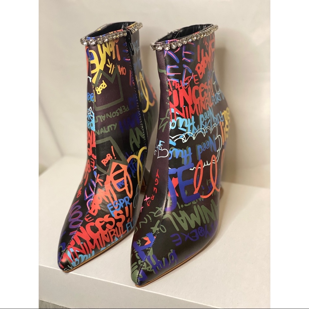 Graffiti Bootie